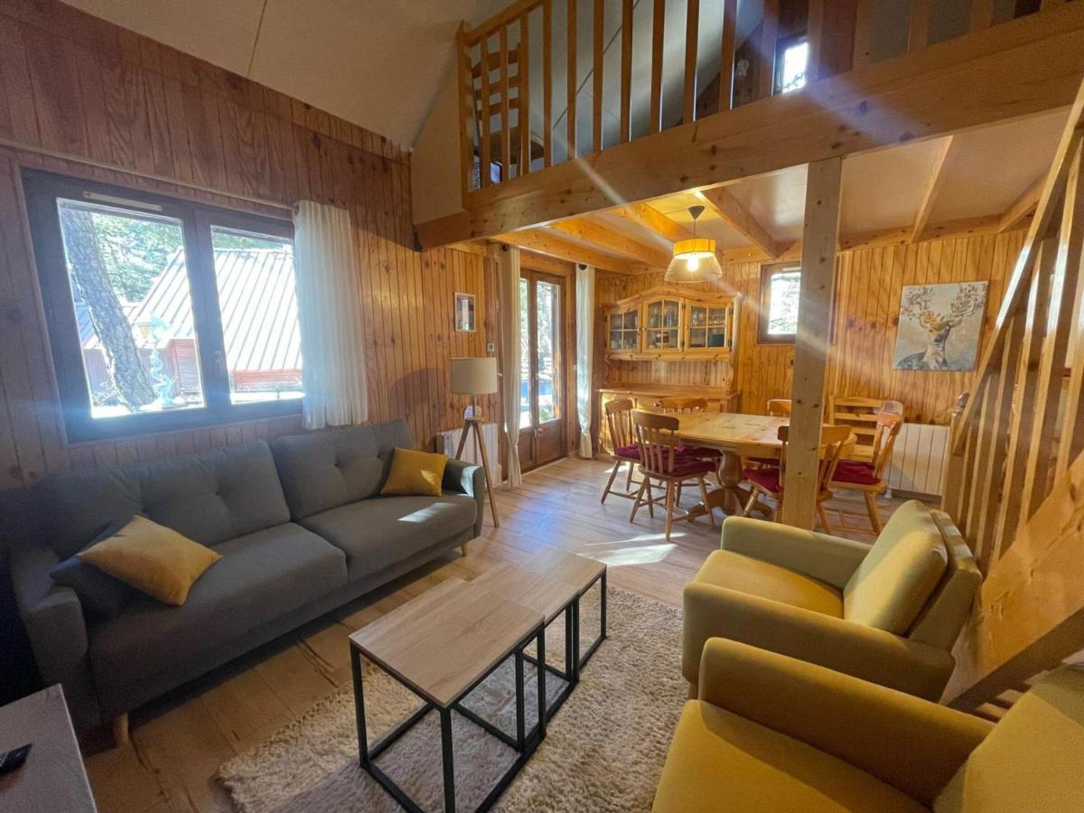 Grand Chalet Entre Barcelonnette Et Praloup, 3 Chambres, Terrasse Ombragee, Acces Navette Et Golf - Fr-1-165A-121 エクステリア 写真